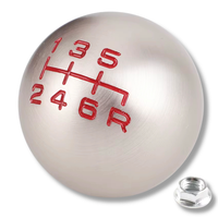Universal Schalthebel FüR 6-Gang Schaltknauf Silber Ball Schaltstange
