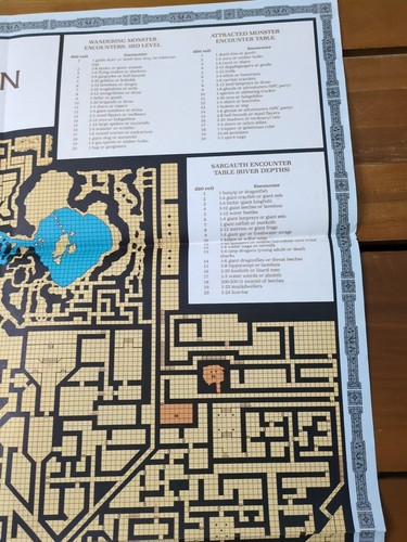 Dungeons And Dragons Forgotten Realms The Ruins Of UnderMountain Level 3 Karte - Bild 8 von 16