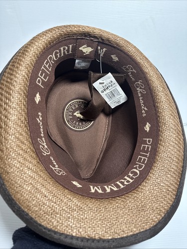 Peter Grimm Hat Brown Luke Fedora Style - Cold One Bottle Opener One Size NEW 56 - Picture 8 of 14