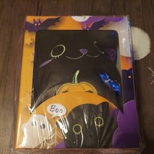 Halloween Cat Plush Double-Sided 2 Faced Trick or Treat Stuffed Animal