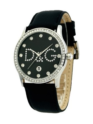 お値下げ‼️Dolce & Gabbana 手袋 サイズ8 チェック柄 黒 D&G Dolce & Gabbana Women's DW0008 Black Gloria Stones 💎 Watch | eBay