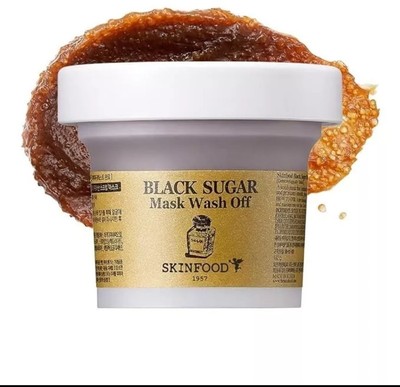 Skin Food Black Sugar Mask Wash Off, 4.23 oz (120 g)