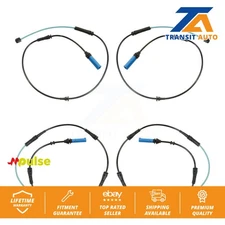 Front Rear Brake Pads Wear Sensor (4 Pack) For BMW 530i xDrive 540i 750i M550i