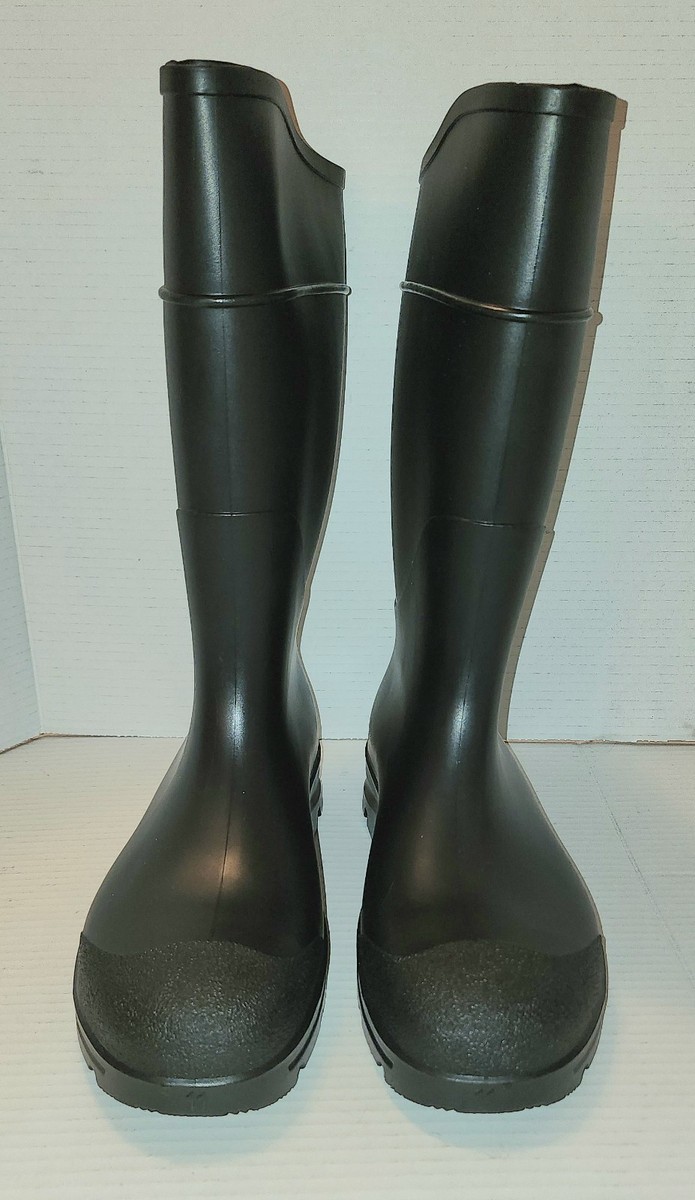 Servus Mens Size 11 Black Rubber Steel Toe Safety Work Boots ASTM F2413-18 Honeywell Servus Steel-Toe Rubber Boot, PVC, Knee-Height  main image 2