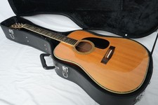 Morris W-40 Natural Rosewood Acoustic Guitar Japan 70s With Hard Case