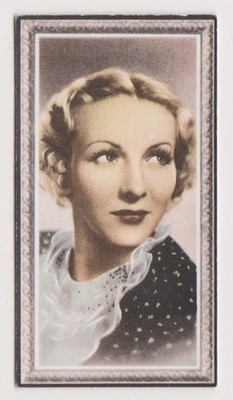 Karen Morley 1936 Godfrey Phillips Stars of the Screen Tobacco Card #41