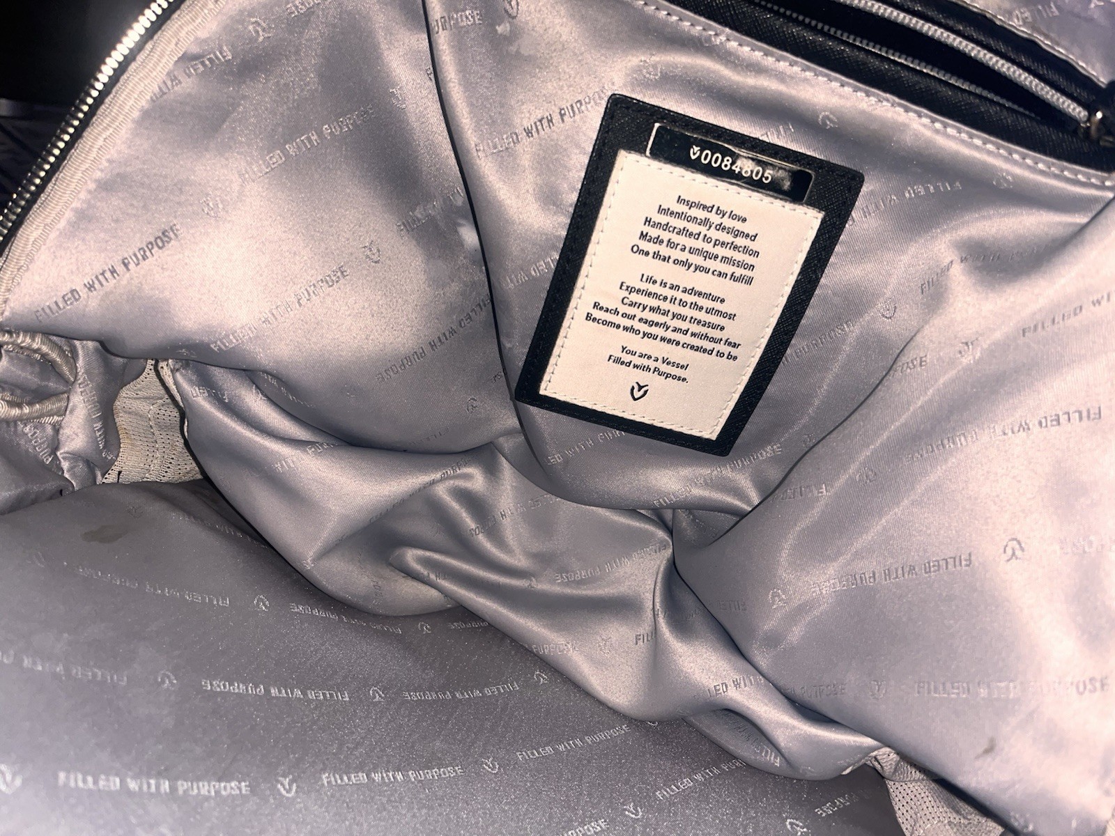 Vessel Black Solid Zip Closure Handmade Men's Bac… - image 2