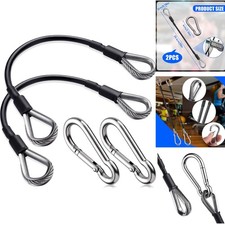 10-Inch Gym Cable Extension Set   Durable Fitness Attachment for Home Workouts