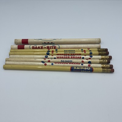 PENCIL Lot Vintage Advertising Bread Wonder Bread Rainbo And Bake-Rite