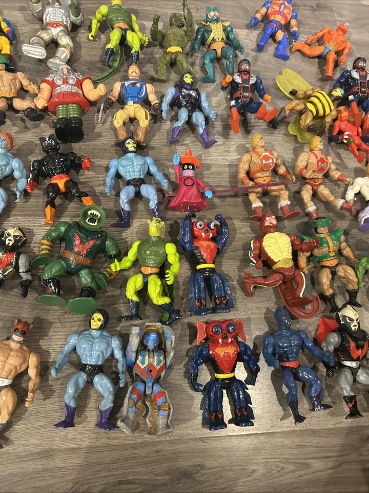 Lote de figuras de acción vintage MOTU He-Man Masters of the Universe años 80 Mattel 45+ Foto 3 de 4