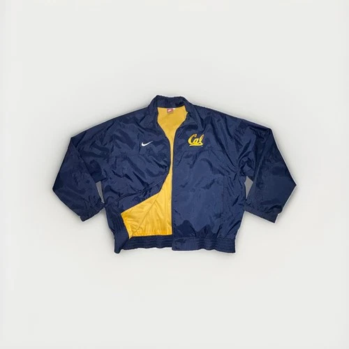 Nike Cal Berkeley Golden Bears Zip Up Windbreaker  Mens 2XL VINTAGE Made In USA - product listing photo