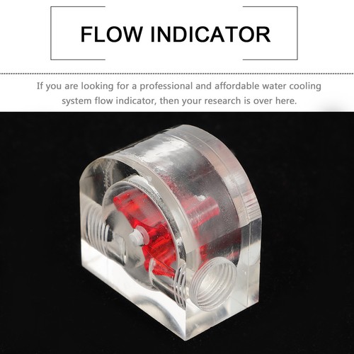 Computer Water Flow Meter Indicator for Cooling System Monitoring - Afbeelding 12 van 12