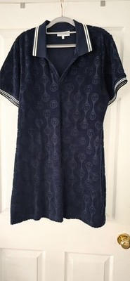 Sergio Tacchini Zona dress in maritime blue 2xl