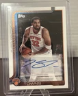 KARL-ANTHONY TOWNS 2025-26 TOPPS FLAGSHIP AUTOGRAPH BASE KNICKS AUTO