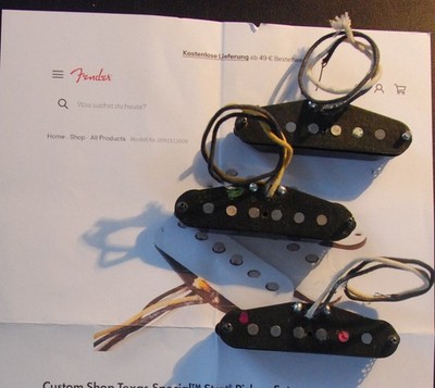 Fender Custom Shop US Pickup set Texas Special