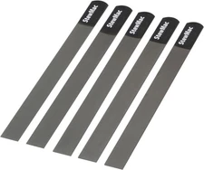 StewMac Gauged Nut Slotting File Set for Bass, for 5-String - Set of 5