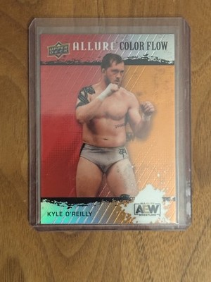 2022 Upper Deck Allure AEW - Color Flow Red Orange #R-37 Kyle O  Reilly Karte