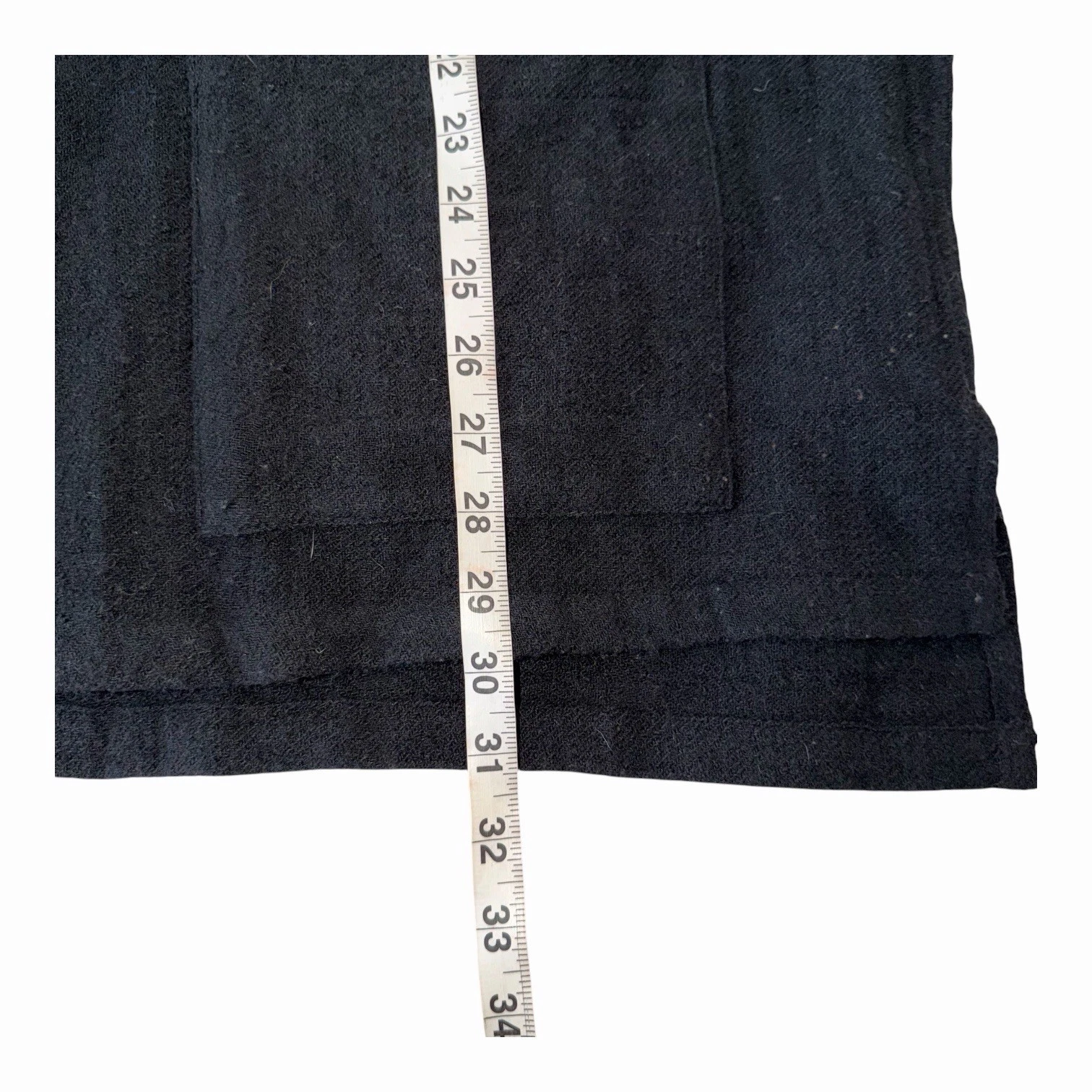 Our Legacy Haven Jacket Size 52 XL Black Shacket Chore Coat Boxy Button Wool - product detail image 9