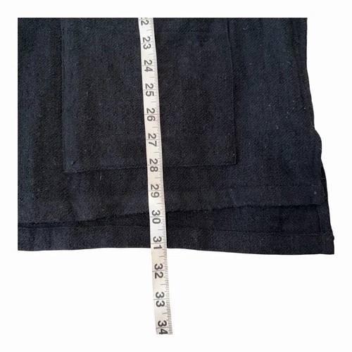 Our Legacy Haven Jacket Size 52 XL Black Shacket Chore Coat Boxy Button Wool image 9