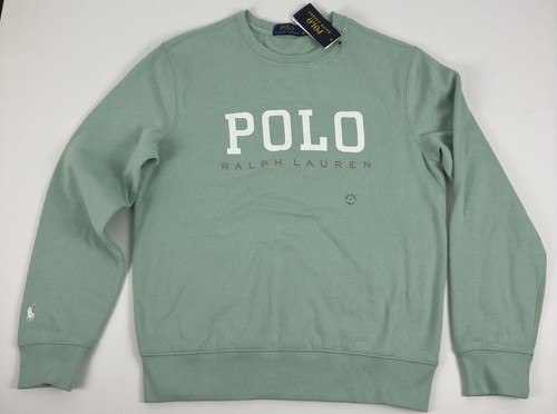 Polo Ralph Lauren Herren Sweatshirt Rundhals Logo Mintgrün - Small