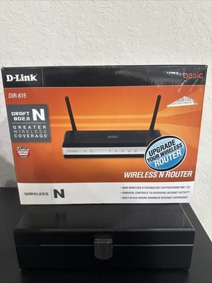 D-Link Wifi Router 4 Port 10/100 Networking N300 Unit DIR-615 Wireless-N 300