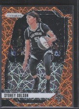 2024 Panini Prizm WNBA #73 Sydney Colson Orange Velocity Prizms - Aces