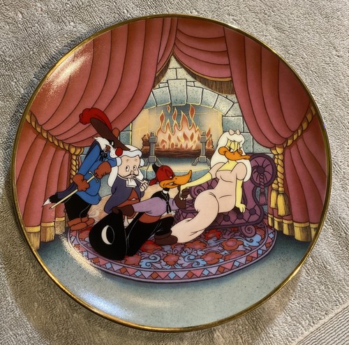 Looney Tunes Scarlet Pumpernickel Porzellan Sammler Teller WB Franklin Mint - Bild 1 von 7