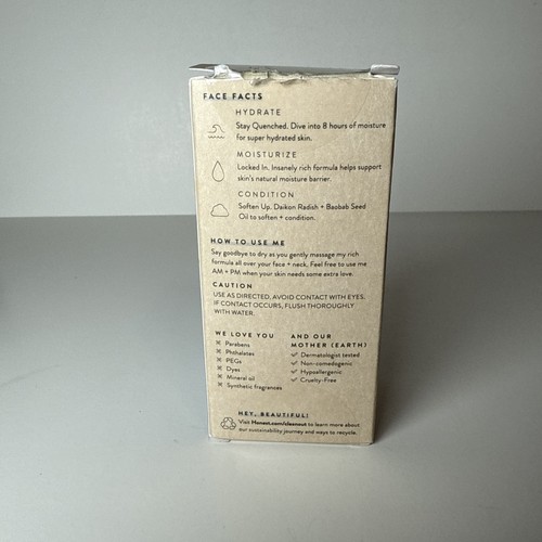HONEST BEAUTY Deep Hydration Face Cream "Get Rick Quick" 1.7 FL Oz NEW - Picture 3 of 4