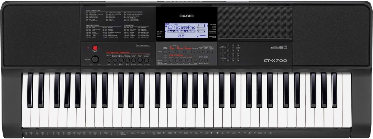 （美品）CASIO CT-X700 デジタル keyboard Casio CT-X700 61-Key Arranger Black | Guitar Center