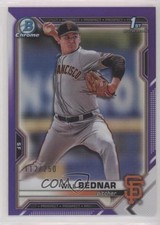 2021 Bowman Draft Chrome Purple Refractor 112/250 Will Bednar #BDC-197 n1u