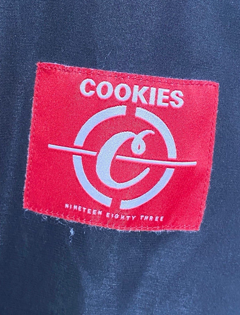 Cookies Patchwork Windbreaker Full Zip Hooded Jac… - image 6