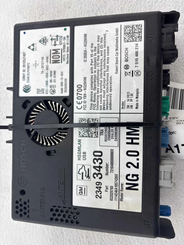 Módulo de control GPS interfaz humana Cadillac ATS HMI 2015-2016 OEM 23493430 Foto 3 de 4