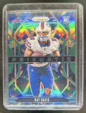 2024 Panini Prizm Ray Davis Prizmatic RC Green Rookie #18 Bills
