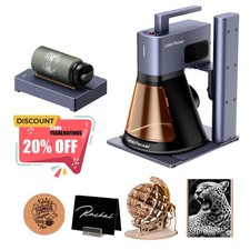 LaserPecker LP2 PLUS SpinTrack Bundle Portable Laser Engraver 4000mm/s 10W Diode