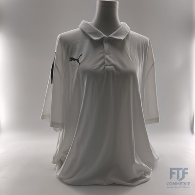 PUMA Herren Teamliga 3XL Sideline Polo Shirt, Weiß, 3XL EU