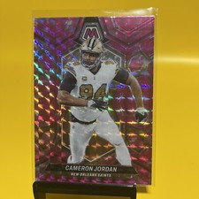 2024 Panini Mosaic - Cameron Jordan #159 Camo Pink Mosaic Prizm