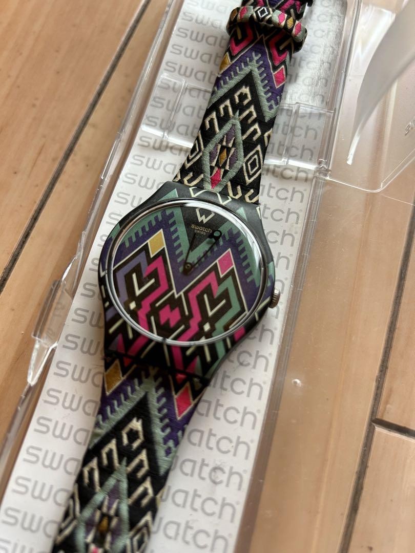 Swatch Bohemian Pretty Rare Collectible Wristwatch Gently Used