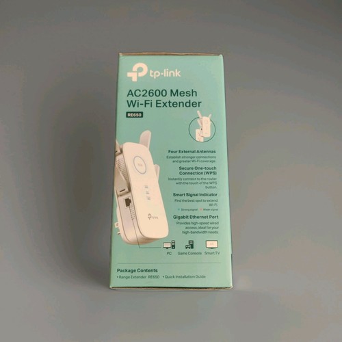 TP-Link AC2600 WiFi Extender RE650 Dual Band Range Extender Open Box - Picture 2 of 7