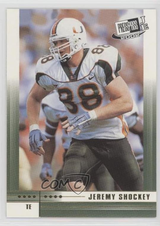 2002 Press Pass JE First Down Jeremy Shockey #FD12 Rookie RC 3pu