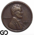 1924-D Lincoln Cent Wheat Penny, Semi-Key Denver Date