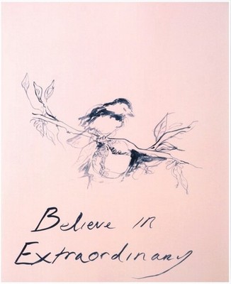 Tracey Emin's Believe in Extraordinary Poster