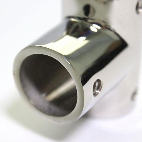 Boats Handrail T/Tee Fitting - 90 Degree Rail Connector for 22mm Pipe - Picture 4 of 7