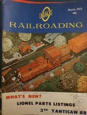 Scale Railroading Magazine March 1972 Good condition