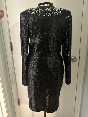 最終値下げAMERI vintage CHIC PEARL DRESS M 240618mm.61.jpg