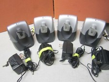 4 Plantronics CS70 VT Wireless Headsets Charger Base w/Adapter