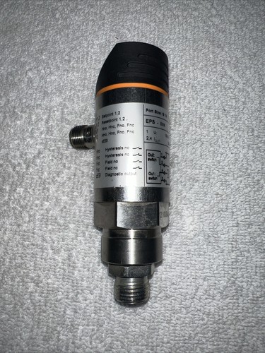 IFM PN7009 Electronic Pressure Sensor w/ Display Used; No Box Or Manual - Picture 4 of 7