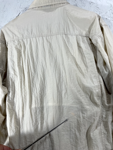 White Sierra Men’s L Shirt Tan Long Sleeve Button Down - Hiking Camping Fishing - Picture 17 of 17