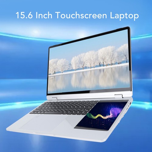 US Plug 15.6 Inch Touchscreen Laptop IPS Double Screen Display 32GB RAM 1T Kit - Picture 3 of 24