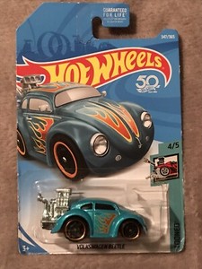 hot wheels volkswagen beetle 50th anniversary