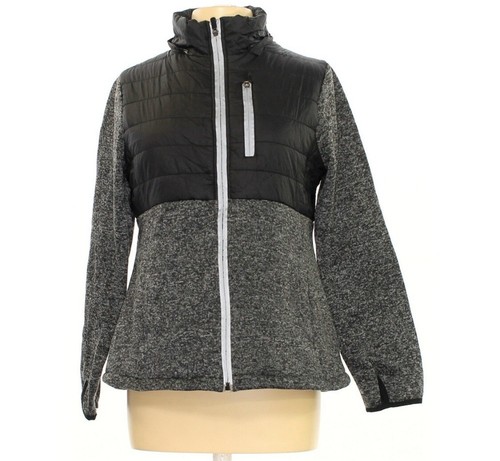 Special One Womens L Gray Sport Jacket Activewear Walking Running Lightweight - Picture 2 of 3